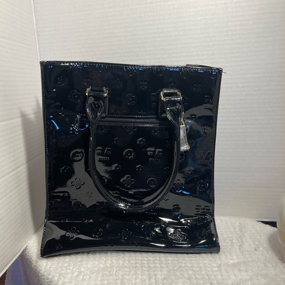 Versace Milano Italia Handbag NWT Black Patent Leather - Picture 10 of 10